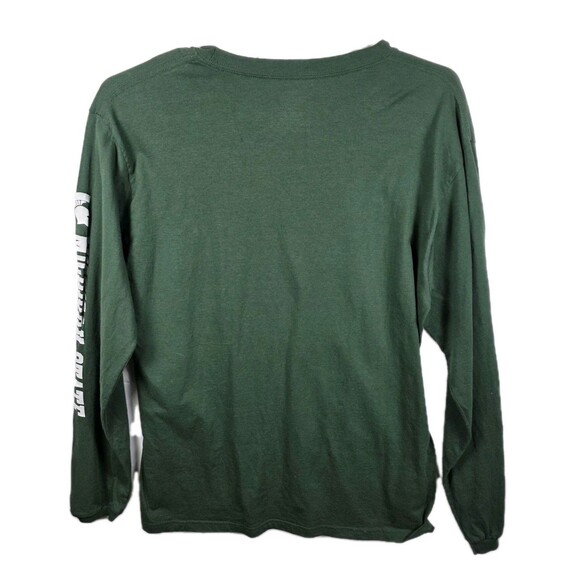 Michigan State Spartans Unisex Adult XL Green Long Sleeve Shirt - Picture 6 of 7